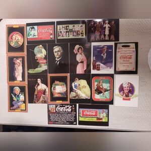 Vintage 1999 Coca-Cola Collector Cards x18